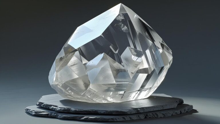 un cristal de roche
